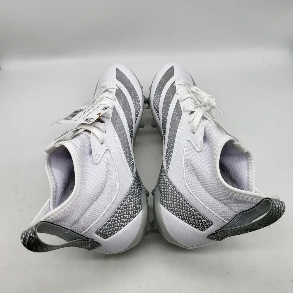 Adidas‎ Adizero Impact 2 Football Cleats White Silver Men's US 9 IF9347